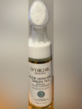 D’OR24K Aloe Vera And Green Tea Mousse Facial Cleanser